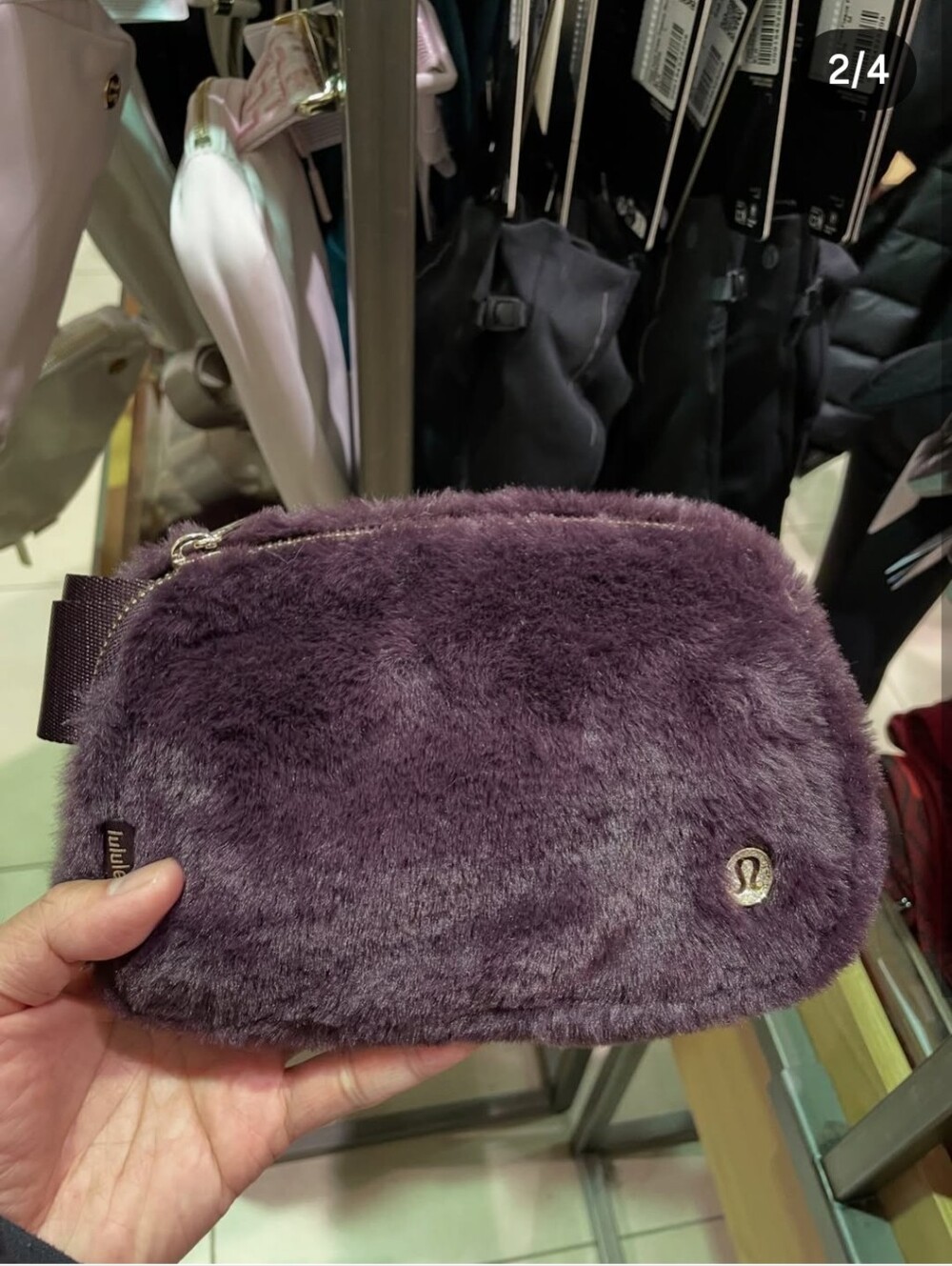 Lululemon athletica Deep Purple / Plum 1L Everywhere Beltbag With Gold Hardware